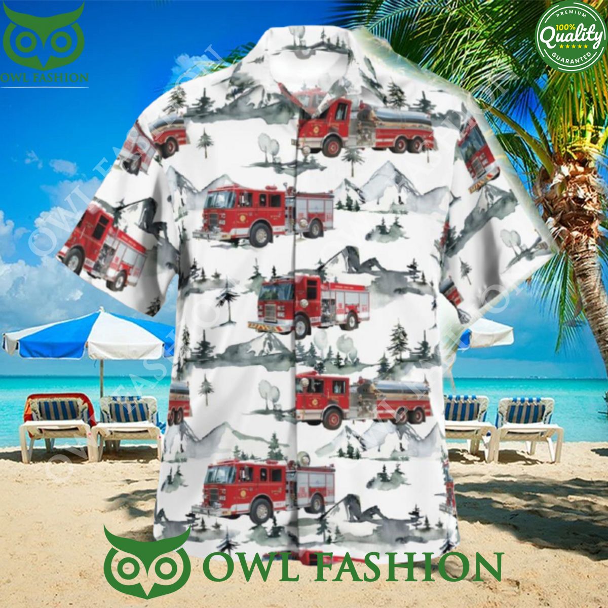 Elwood New Jersey Volunteer Fire Company No. 1 Hawaiian Shirt 2024