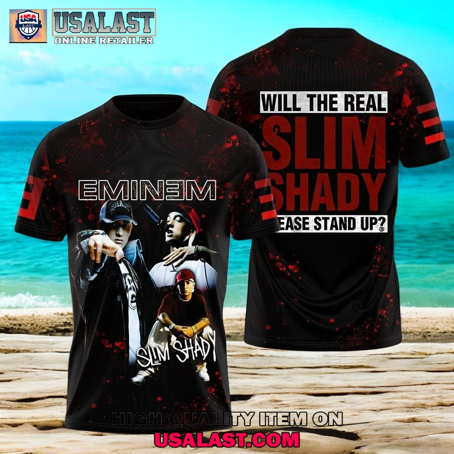 Eminem Will The Real Slim Shady Please Stand Up 3D Shirt