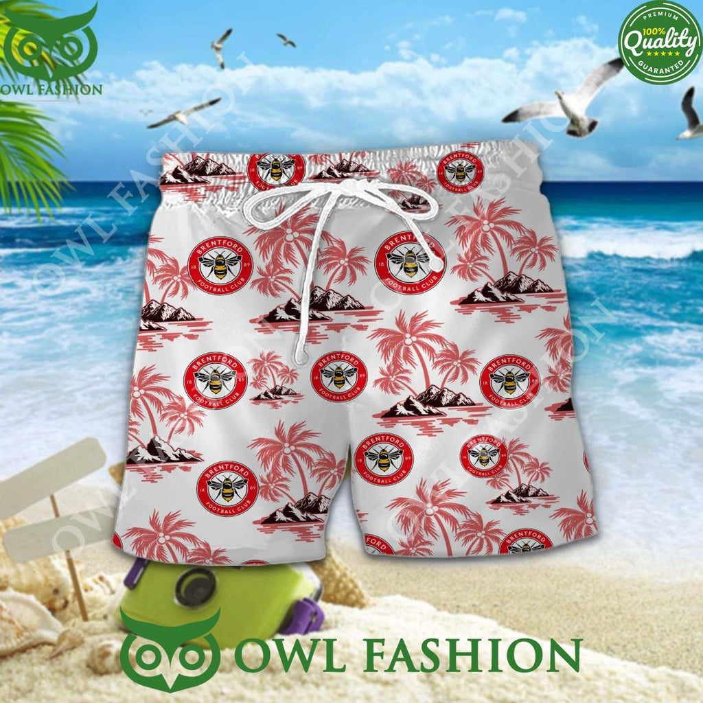EPL Brentford FC Coconut Thomas Frank Hawaiian shirt