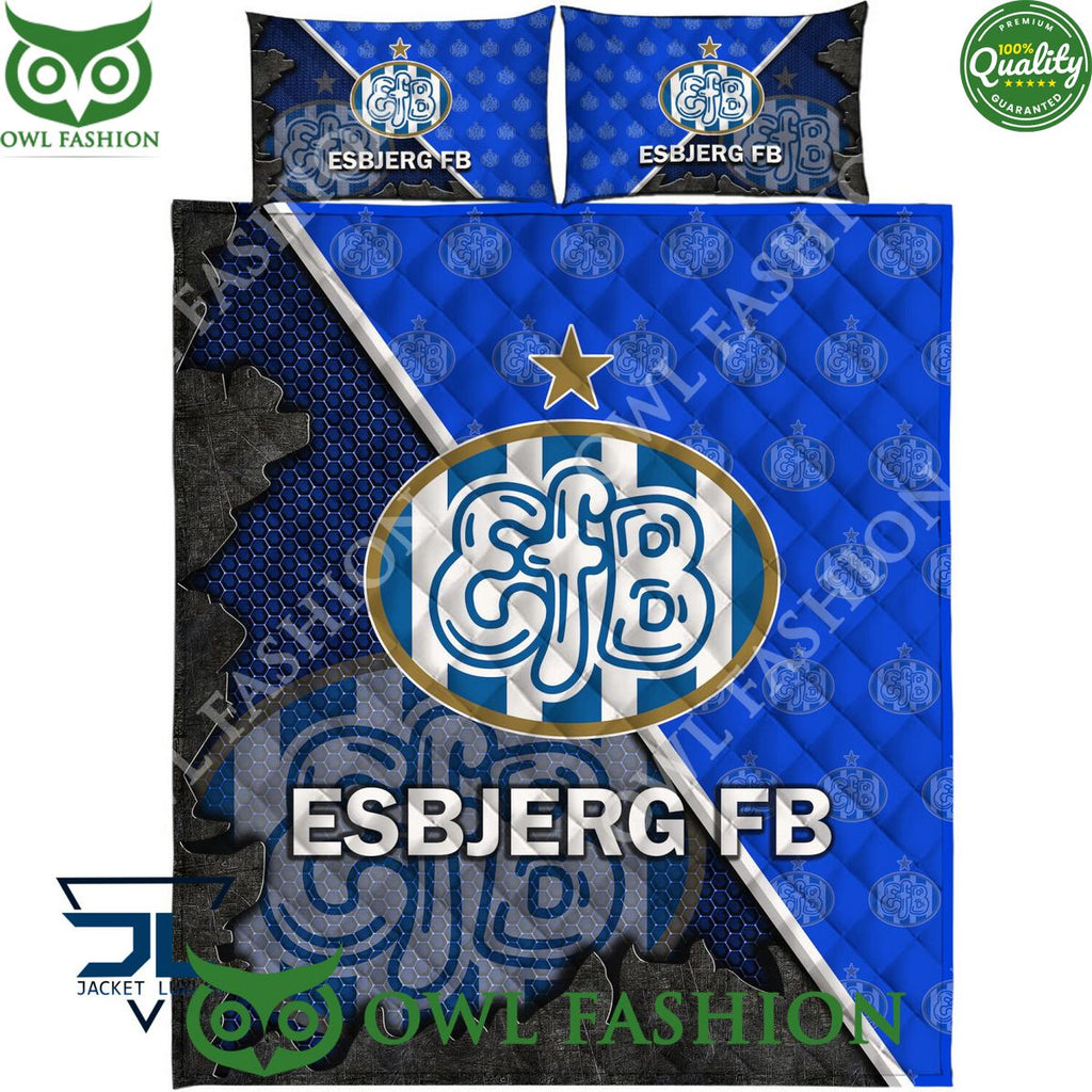 Esbjerg fB Superliga Quilt Broken Bedding Set