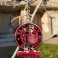 Essendon Football Club Teddy Bear Custom Keychain