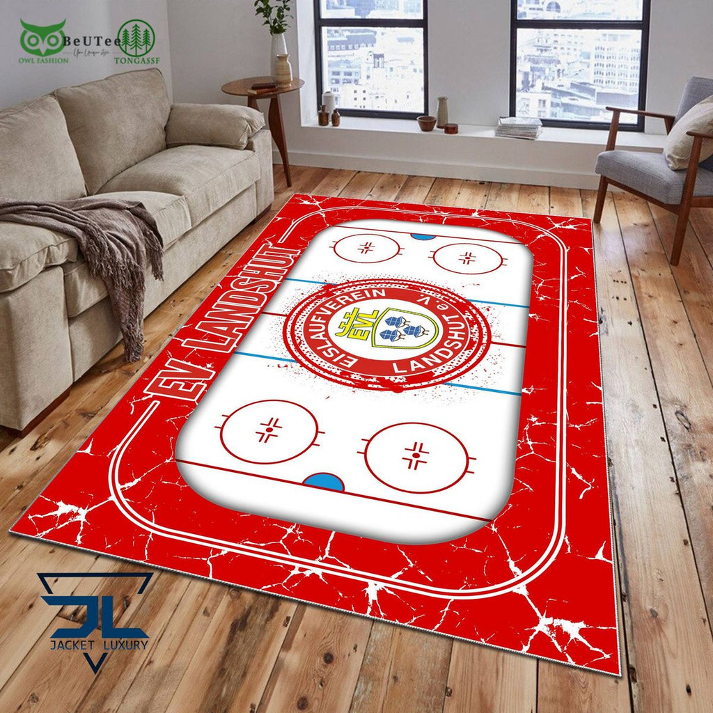 EV Landshut Germany Ice Hockey Team Carpet Rug