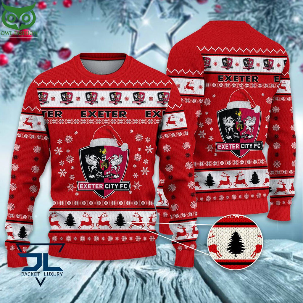 Exeter City EPL League Cup Ugly Sweater