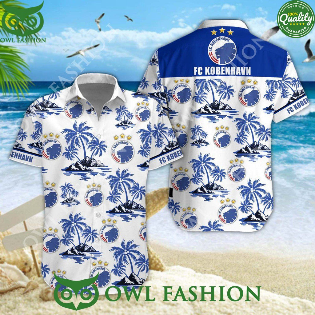 F.C. København Danish association football team hawaiian shirt