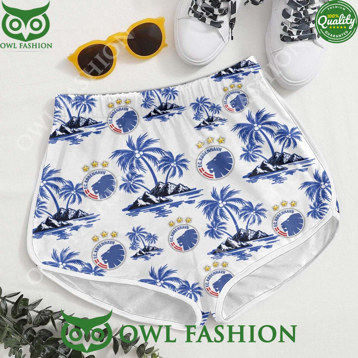 F.C. København Danish association football team hawaiian shirt