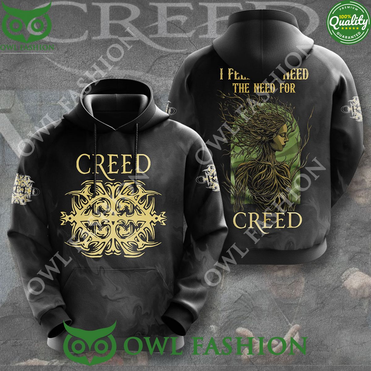 Creed Band I feel the need the need for Creed 3D t shirt