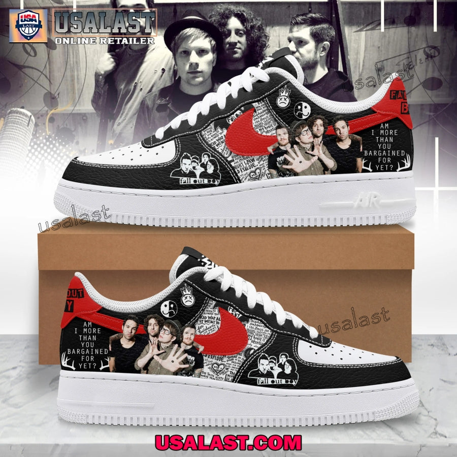 Fall Out Boy Rock Band Air Force Shoes