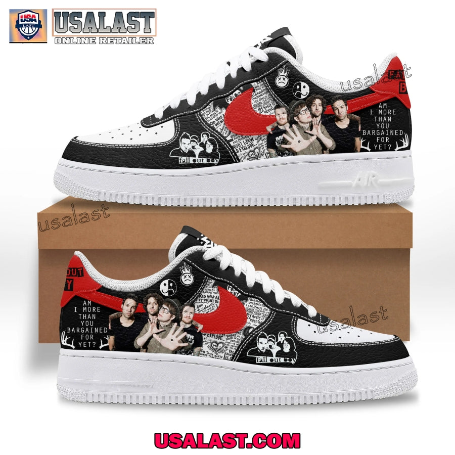 Fall Out Boy Rock Band Air Force Shoes