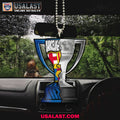 FC Barcelona 2025 La Liga Champions Hanging Ornament
