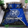 FC Fremad Amager Superliga Quilt Broken Bedding Set