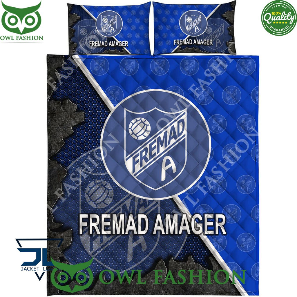 FC Fremad Amager Superliga Quilt Broken Bedding Set