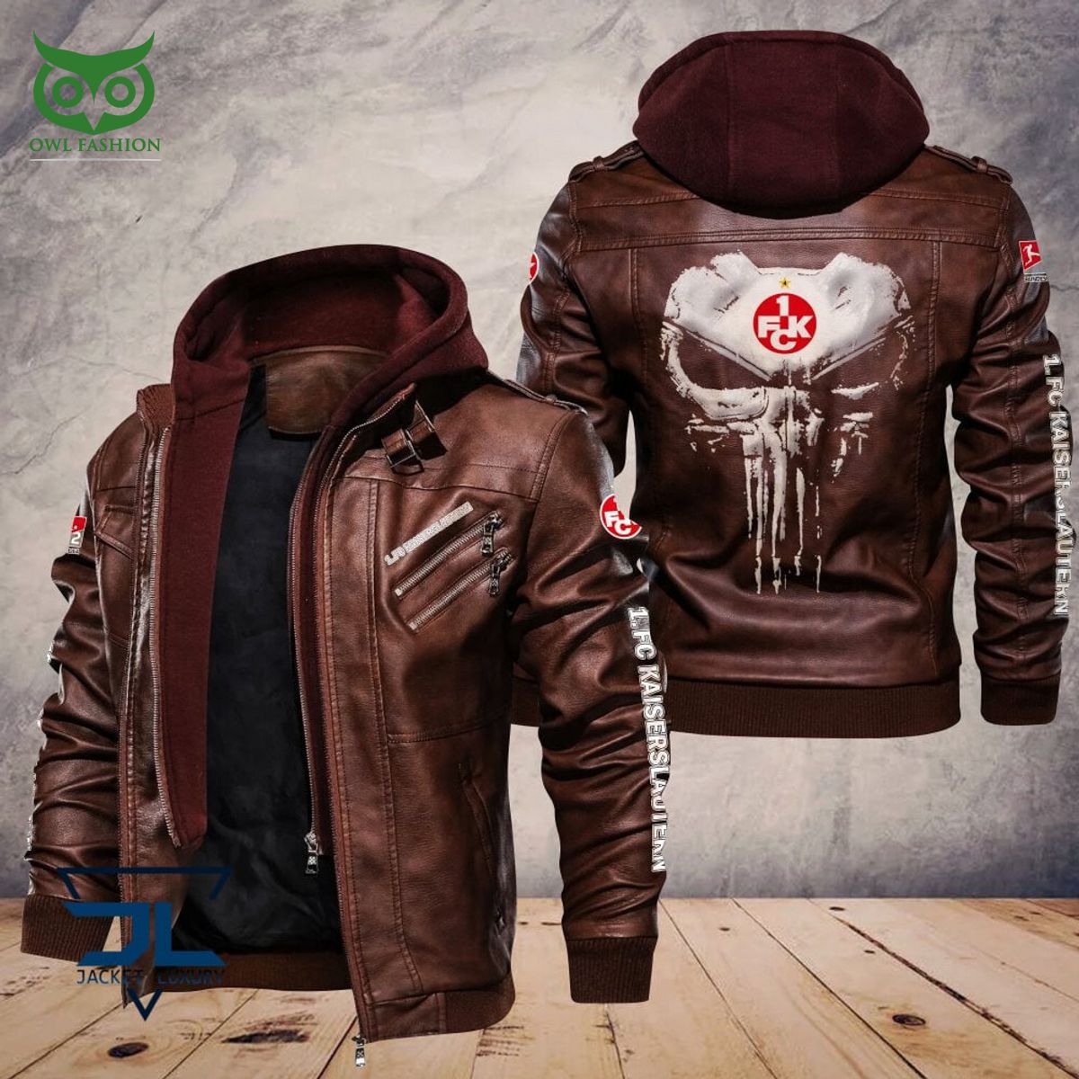FC Kaiserslautern Bundesliga Germany League 2D Leather Jacket