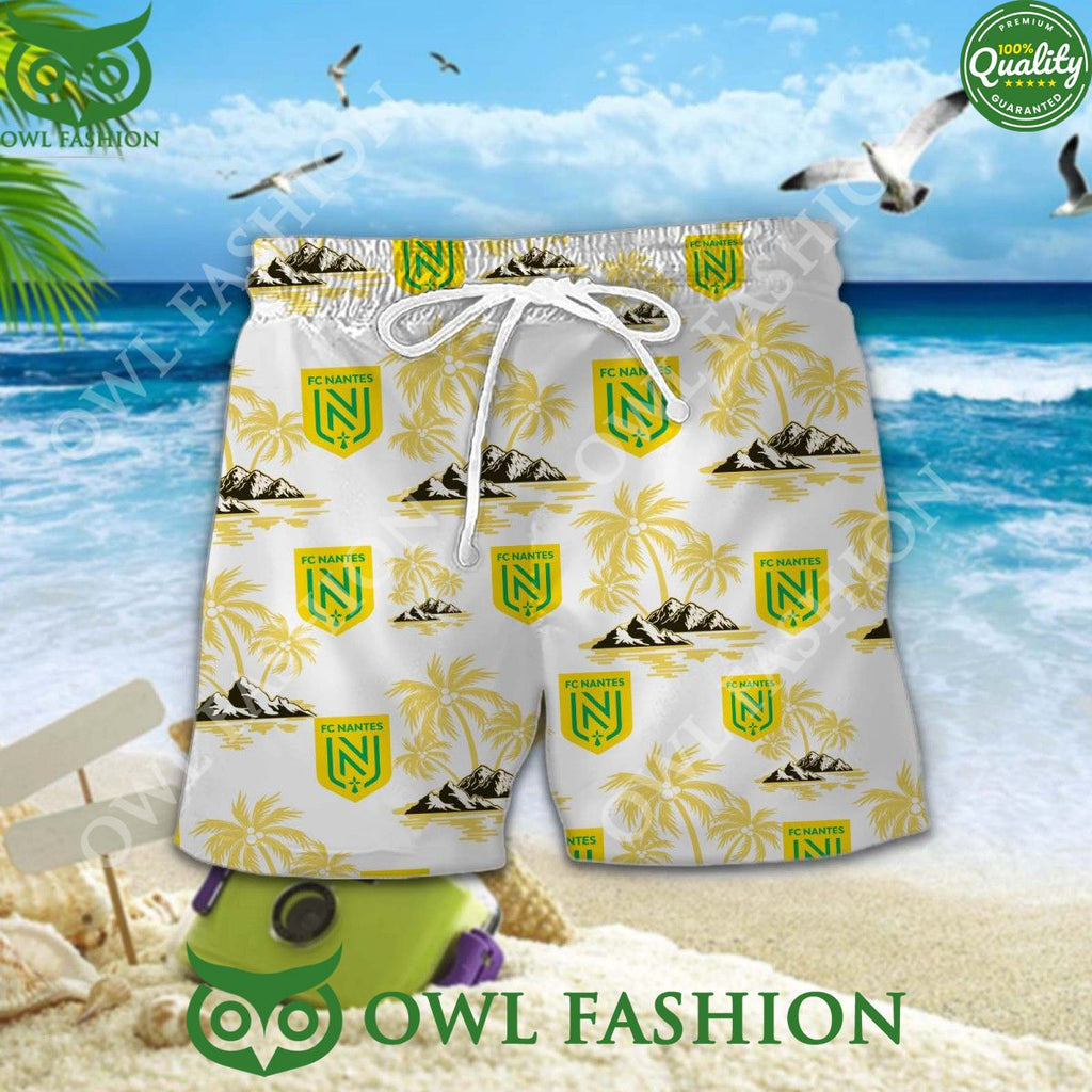FC Nantes Football Club Coconut Island Ligue 1 hawaiian shirt