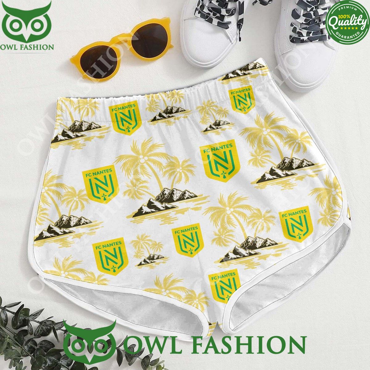 FC Nantes Football Club Coconut Island Ligue 1 hawaiian shirt