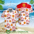 FC Nordsjælland Danish Football Coconut Island Hawaiian Shirt