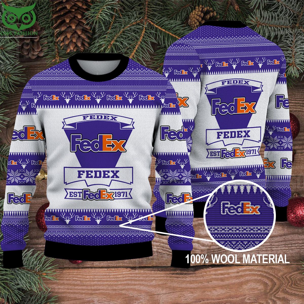 Fedex Hot Ugly Sweater