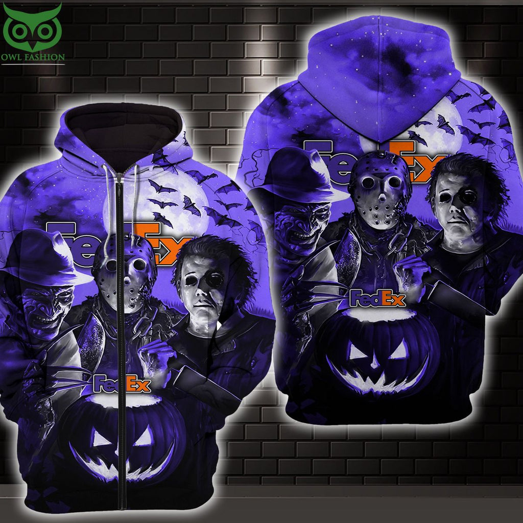 Fedex Purple Halloween 3D Shirt