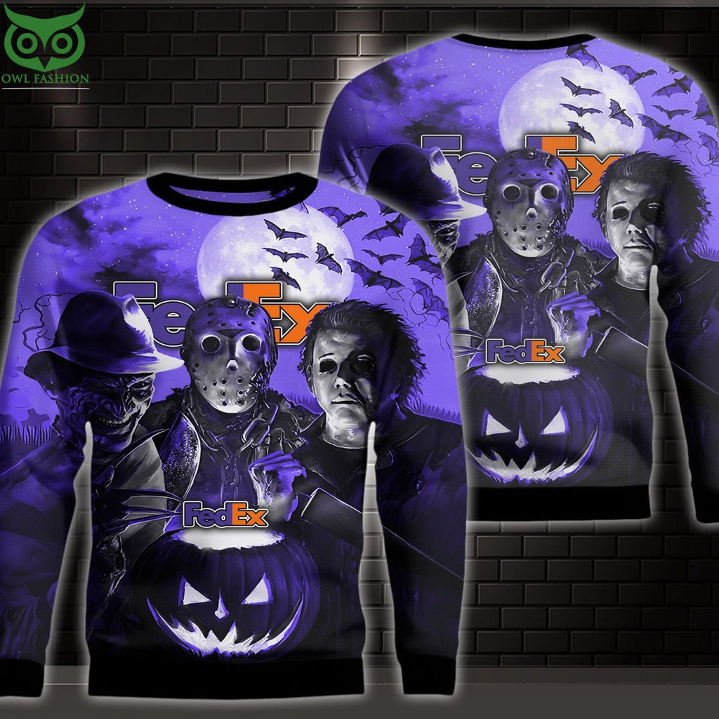 Fedex Purple Halloween 3D Shirt