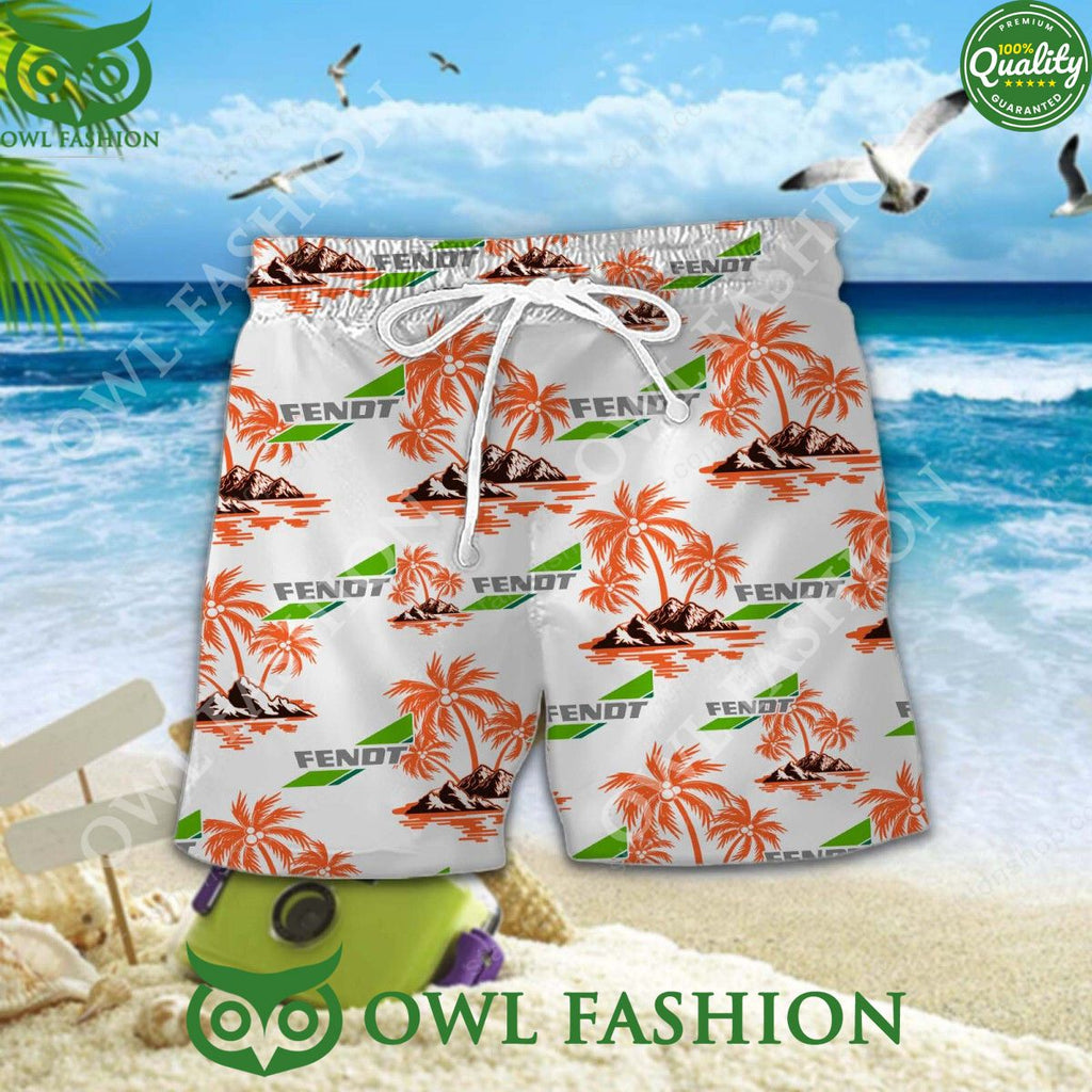 Fendt German agricultural machinery manufacturer hawaiian shirt and short