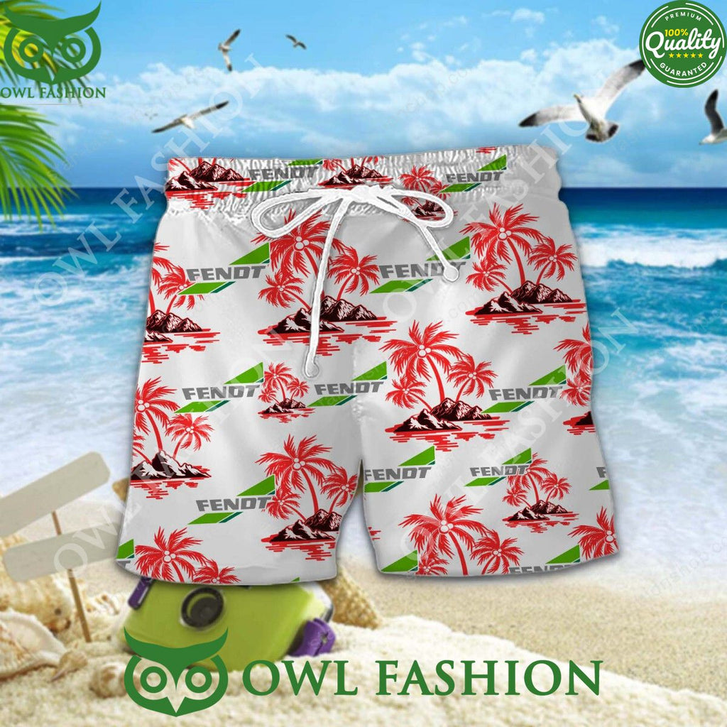 Fendt German agricultural machinery manufacturer hawaiian shirt and short