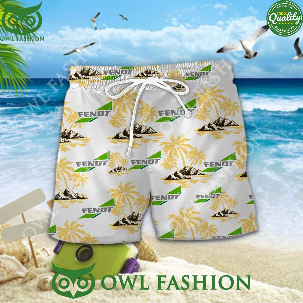 Fendt German agricultural machinery manufacturer hawaiian shirt and short