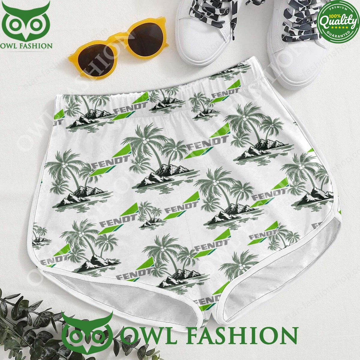 Fendt German agricultural machinery manufacturer hawaiian shirt and short