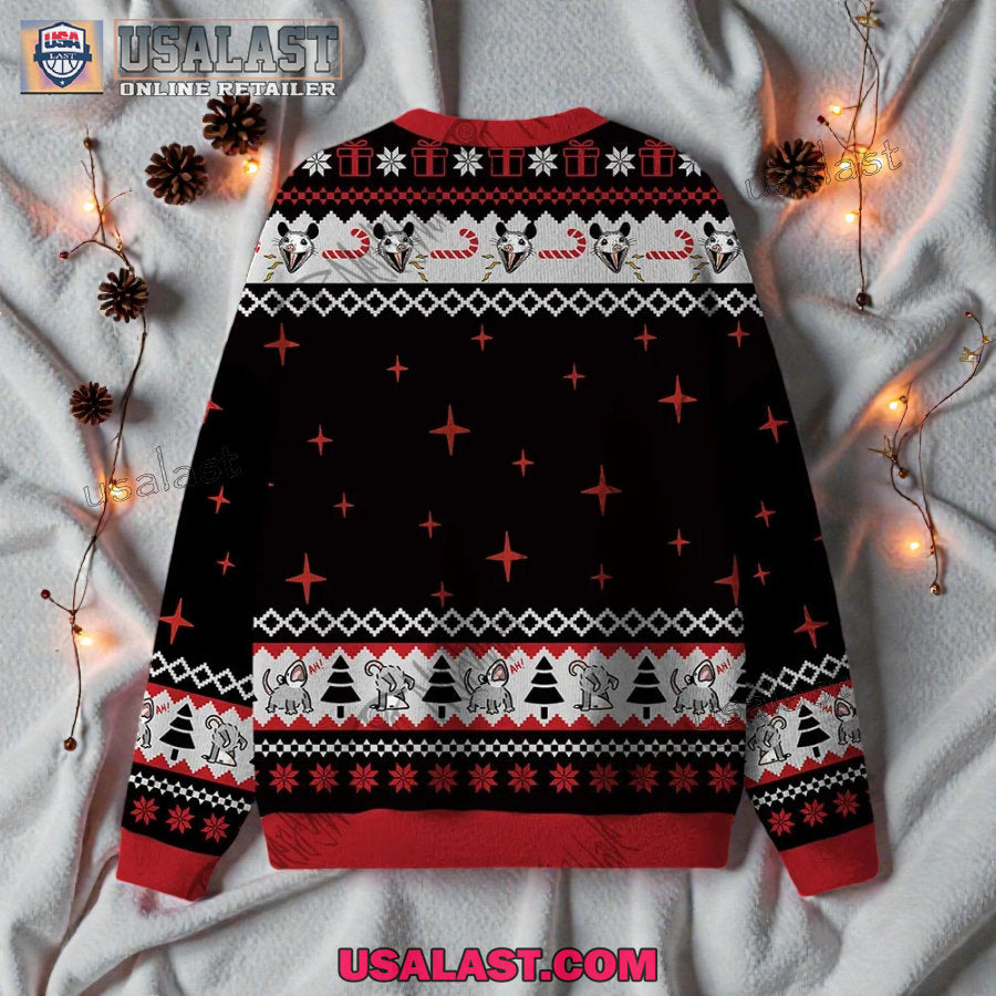Festive But Feral Ugly Christmas Jumper
