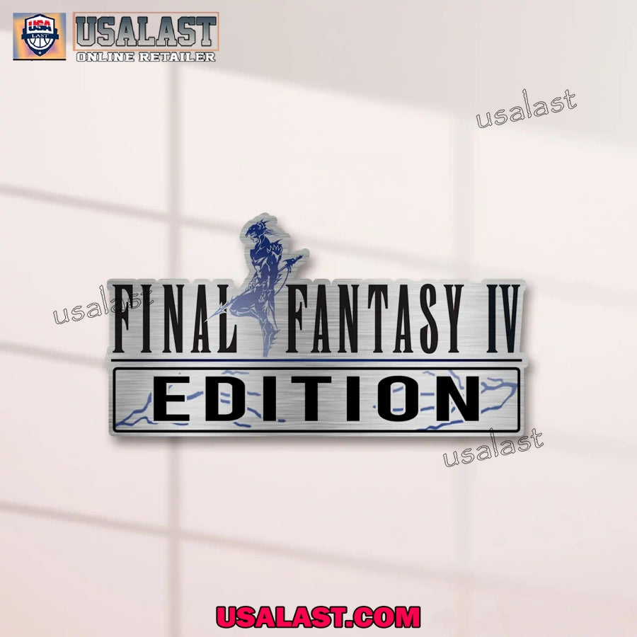Final Fantasy IV Edition Custom 3D Car Badge Sticker