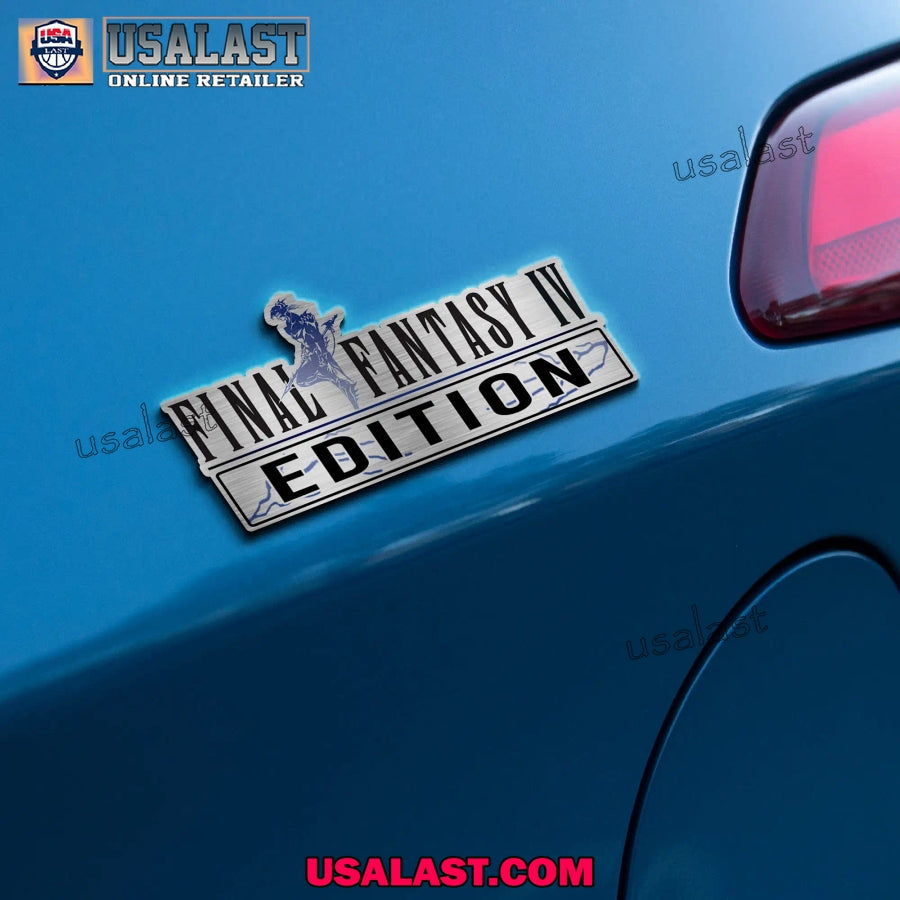 Final Fantasy IV Edition Custom 3D Car Badge Sticker