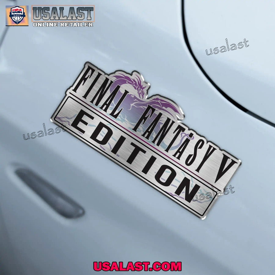 Final Fantasy V Edition Custom 3D Car Badge Sticker
