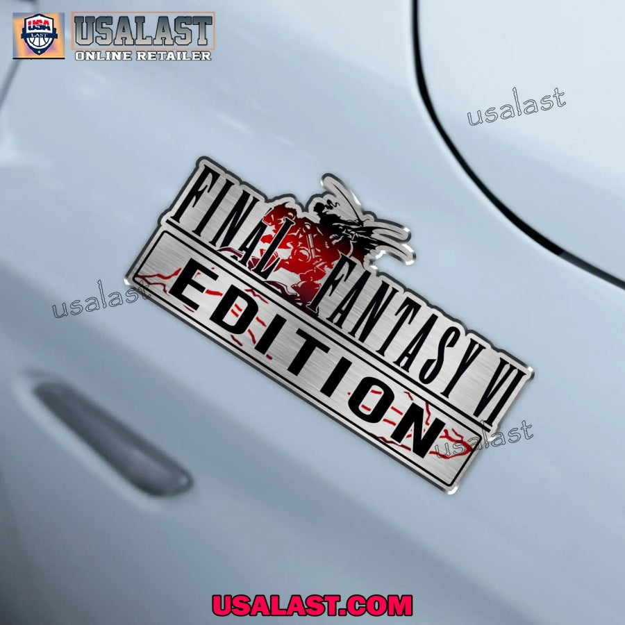 Final Fantasy VI Edition Custom 3D Car Badge Sticker