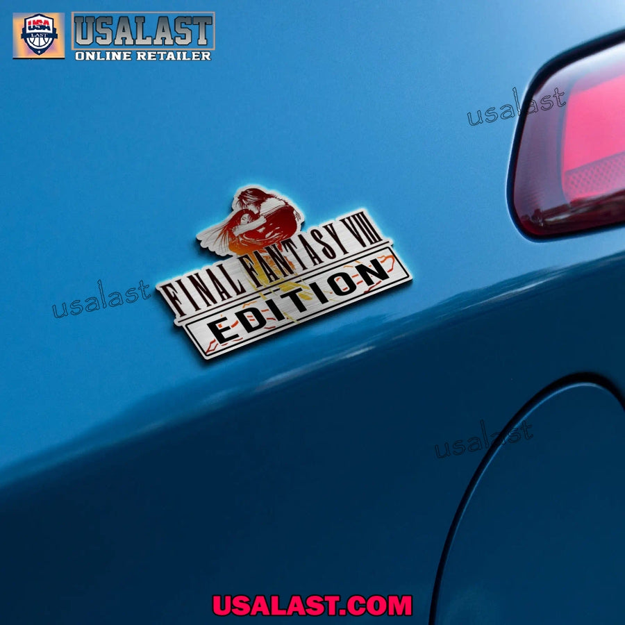 Final Fantasy VIII Edition Custom 3D Car Badge Sticker