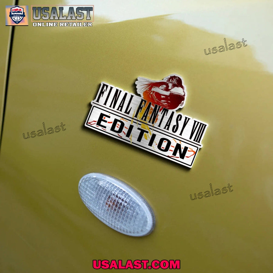 Final Fantasy VIII Edition Custom 3D Car Badge Sticker