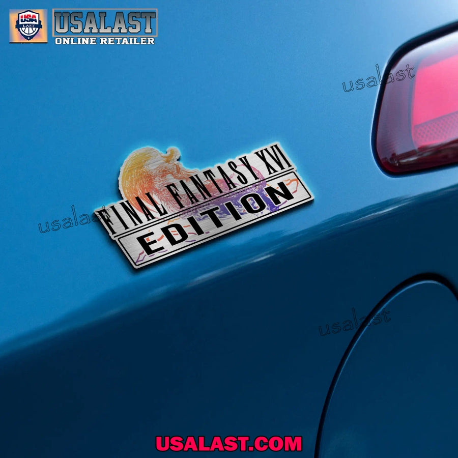 Final Fantasy XVI Edition Custom 3D Car Badge Sticker