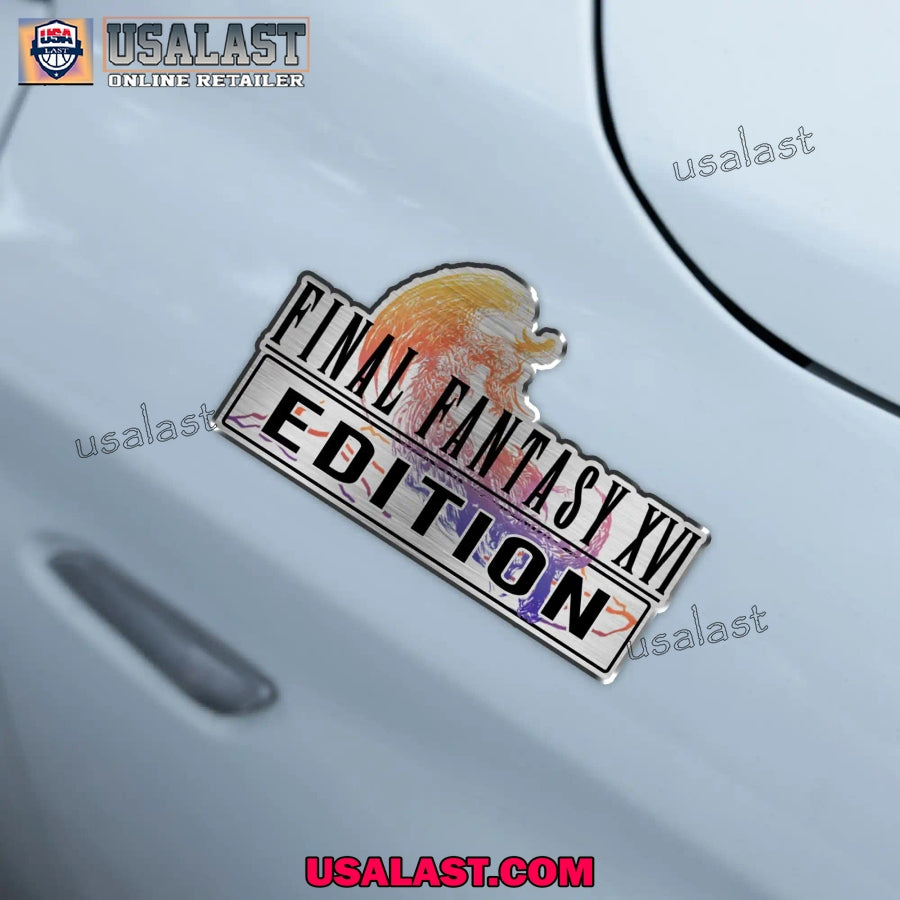 Final Fantasy XVI Edition Custom 3D Car Badge Sticker
