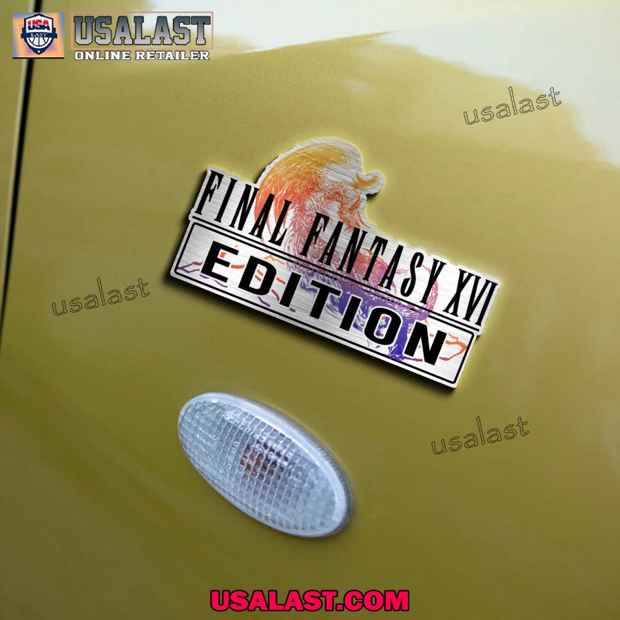 Final Fantasy XVI Edition Custom 3D Car Badge Sticker
