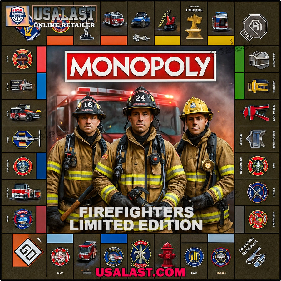 Firefighter Tribute Edition Monopoly Board Game