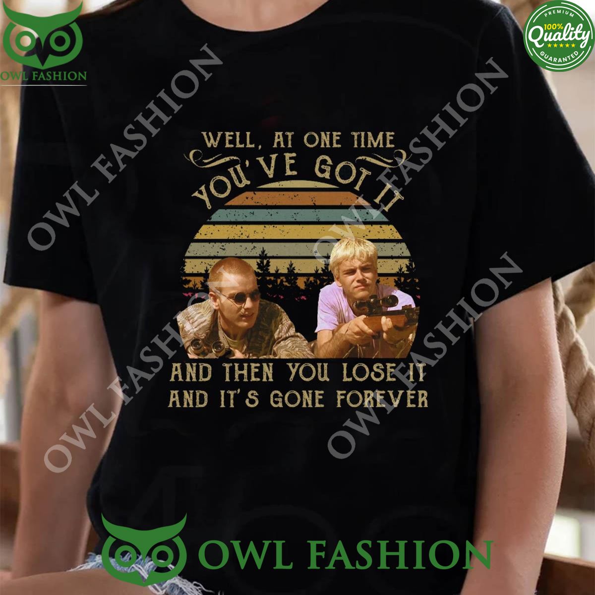 Fix Sick Boy Trainspotting at one time you got it lose it gove forever vintage movie t-shirt
