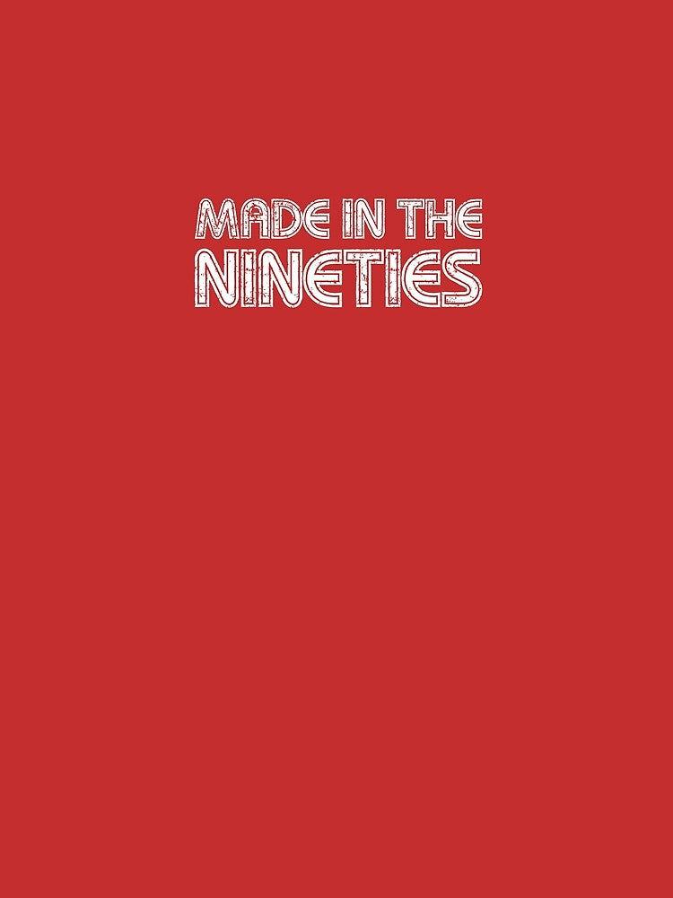 90s Nostalgia: 'Made in the Nineties' Grunge Text by hadleyfoo