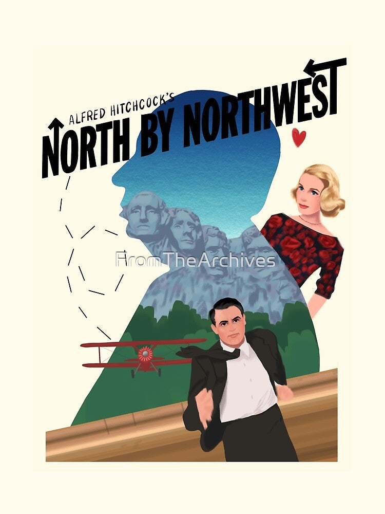 North By Northwest Poster (‘59) by FromTheArchives