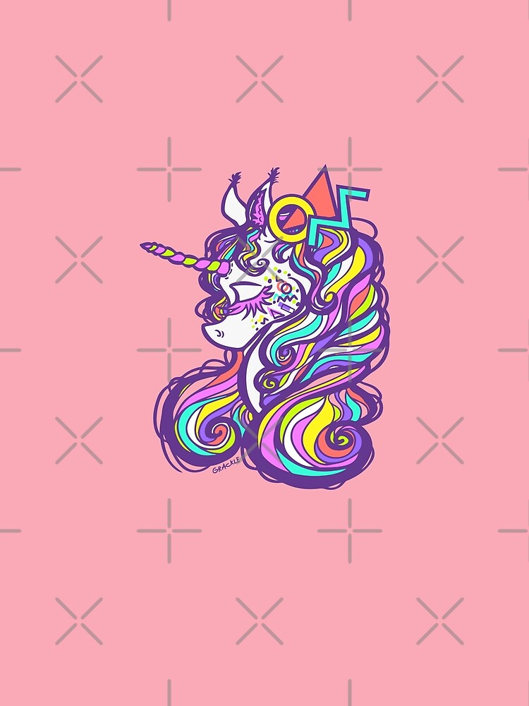 Rad 90's Unicorn by JanGrackle