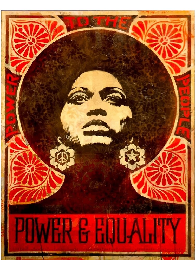Angela Davis poster 1971 by yussername