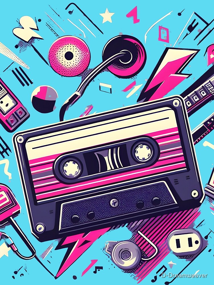 90's Retro Cassette by D-Dreamweaver