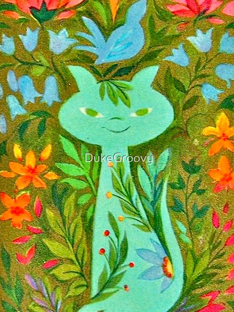 Retro Groovy Cat by DukeGroovy