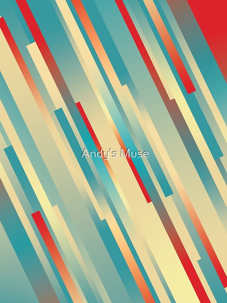 Timeless Retro Pattern with Bold Colors by Andy's Muse