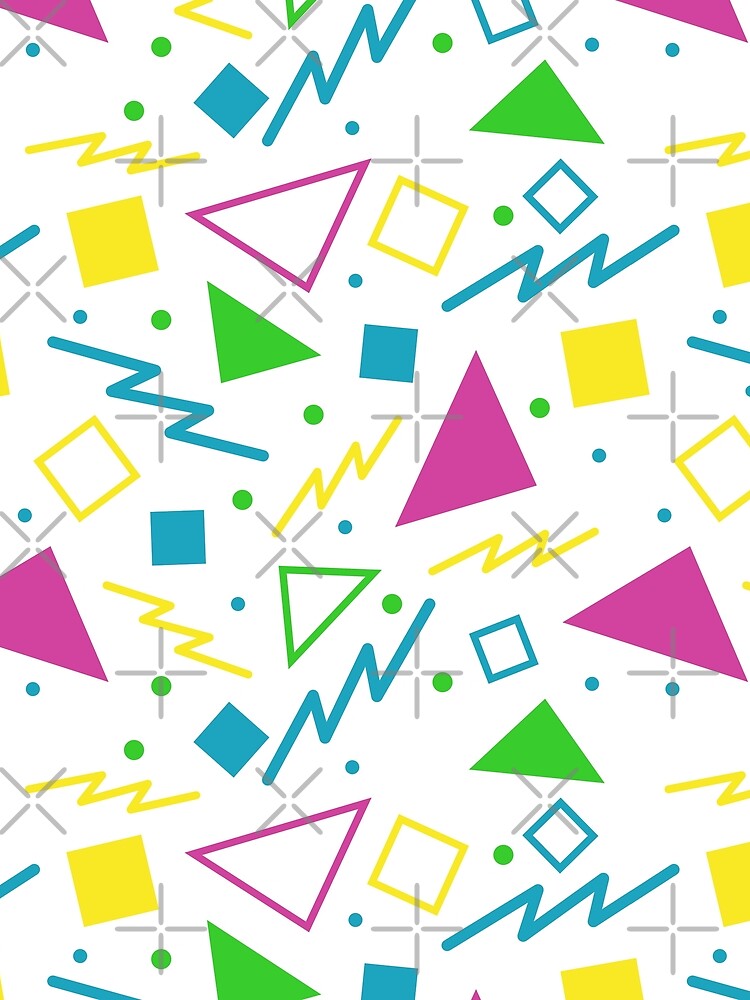 90s White and Neon Geometric by 90sAlien