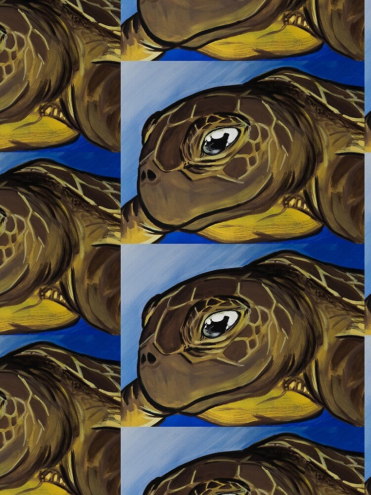 Sea Turtle | Endangered Faces by JohnNettlesArt
