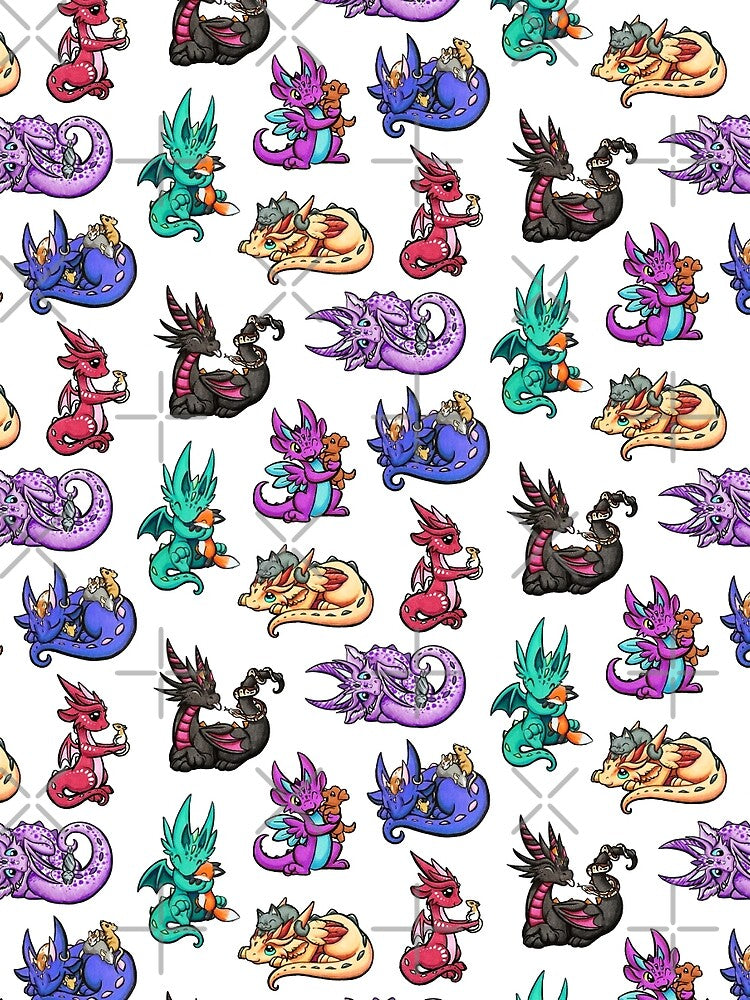 Dragons with Pets by Dragons and Beasties