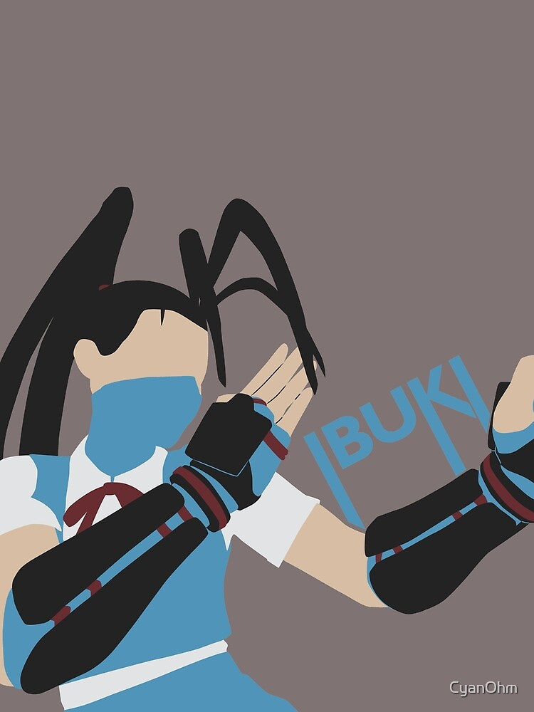 Ibuki SFV Minimalist Vector Trace by CyanOhm