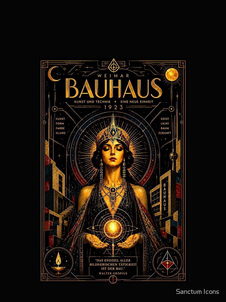 Weimar Bauhaus 1923 — The Golden Architect by Sanctum Icons